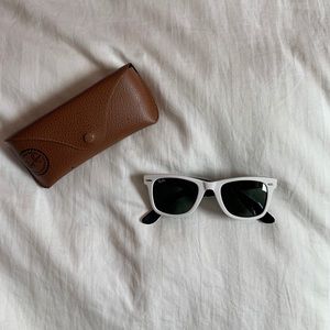White Ray-Ban Sunglasses